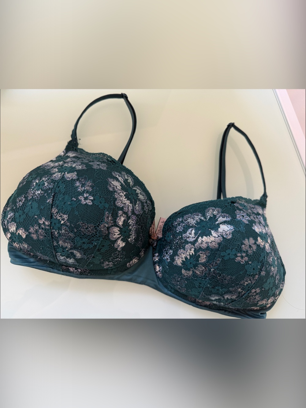 Victoria's Secret Teal Unlined Demi Bra